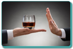 Does avoiding alcohol contribute to a self-care measure?